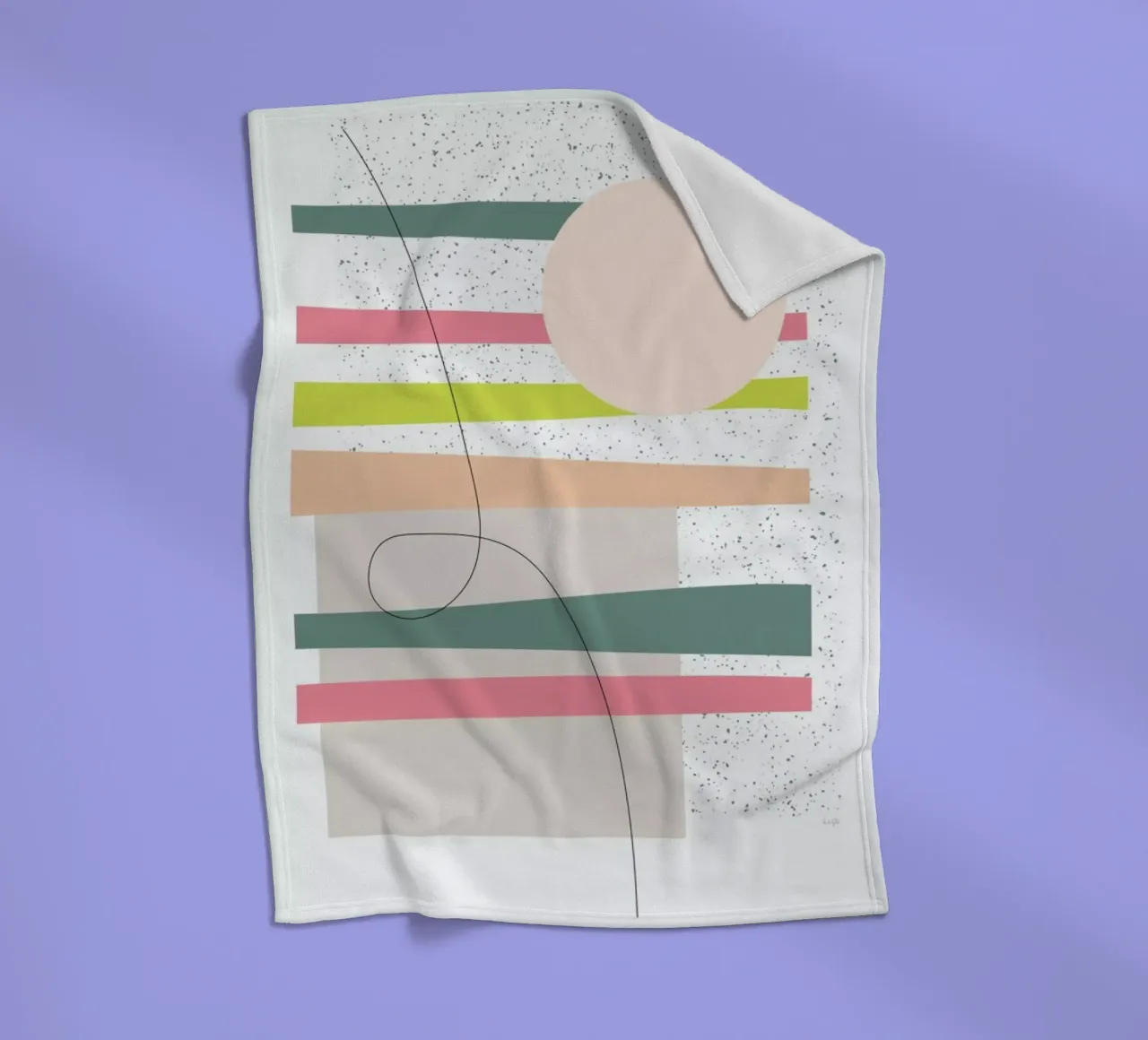 Sunset Fleecedecke von Linda Gobeta