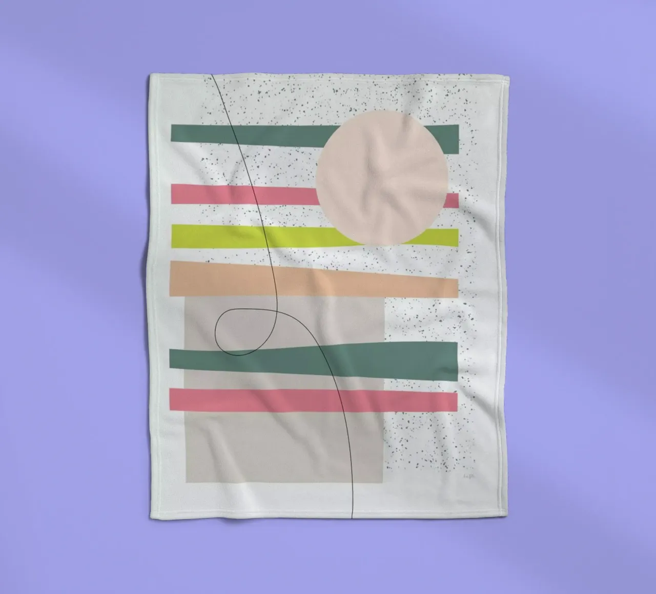 Sunset Fleecedecke von Linda Gobeta