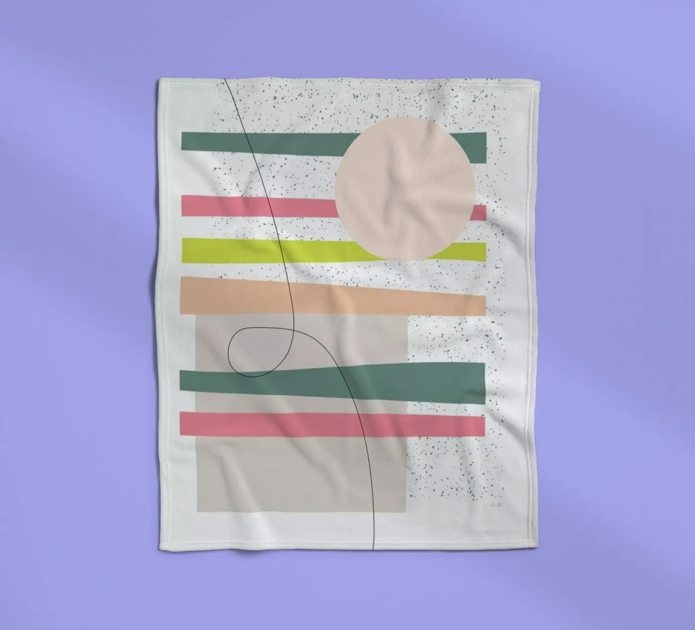 Sunset coperta in pile da Linda Gobeta