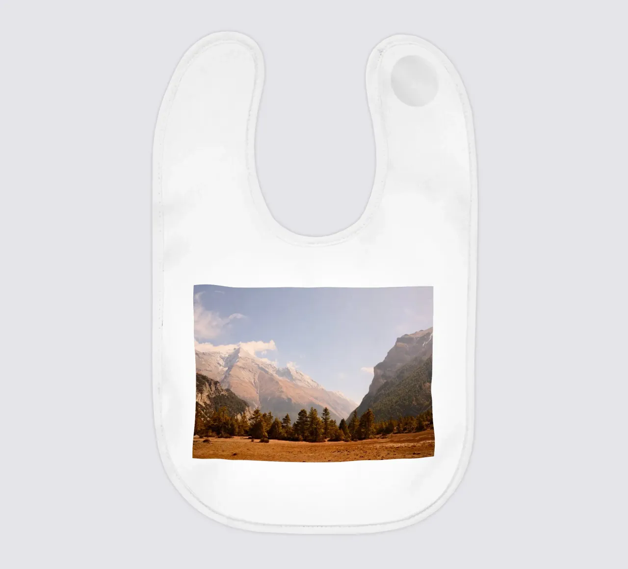 Golden Himalayan Valley bavoir de FujiPrints