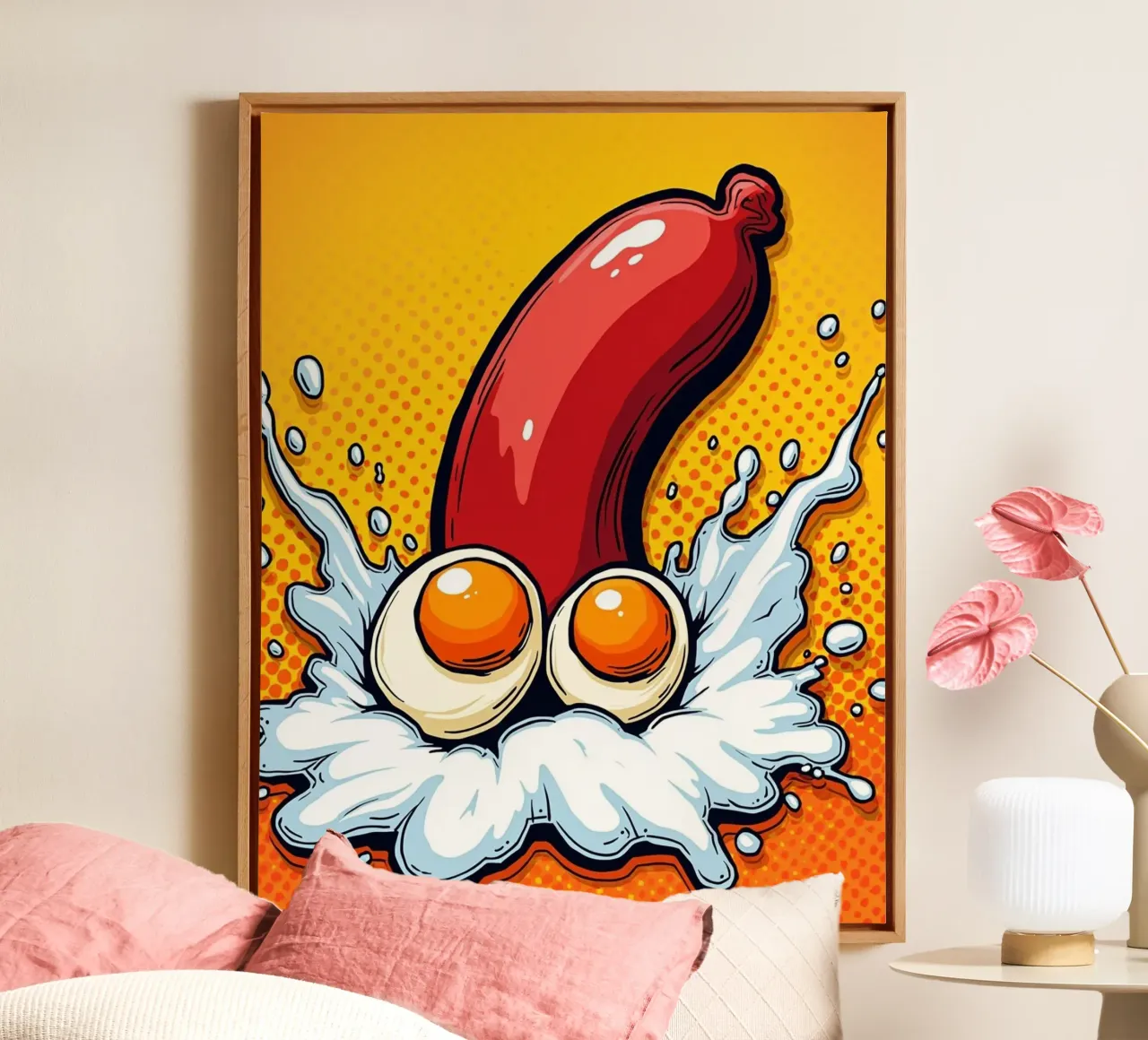 My thing canvas with Floater frame by CASTILO