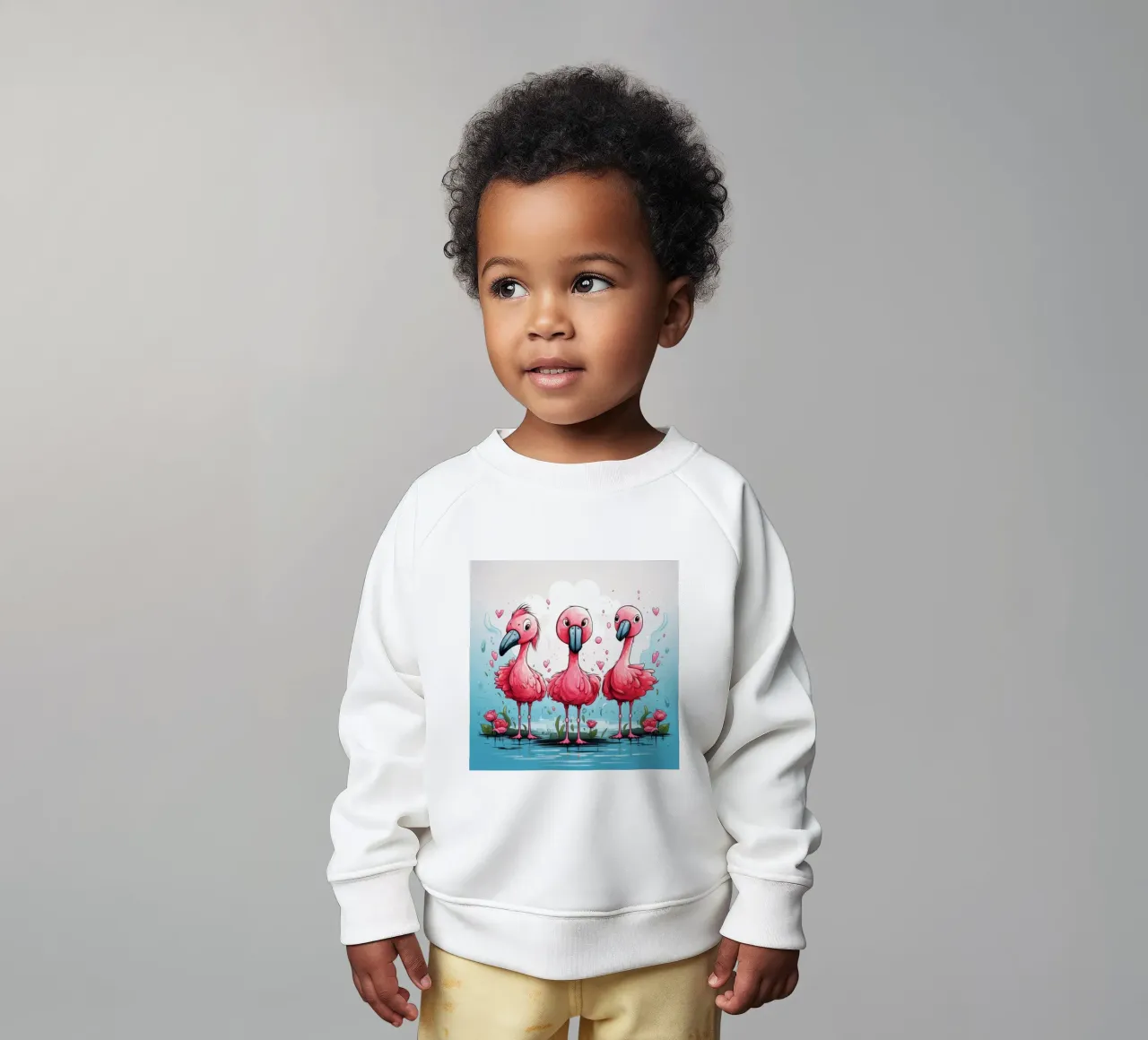 Pandilla Retro Flamingo sudadera de bebé de Funny Animals