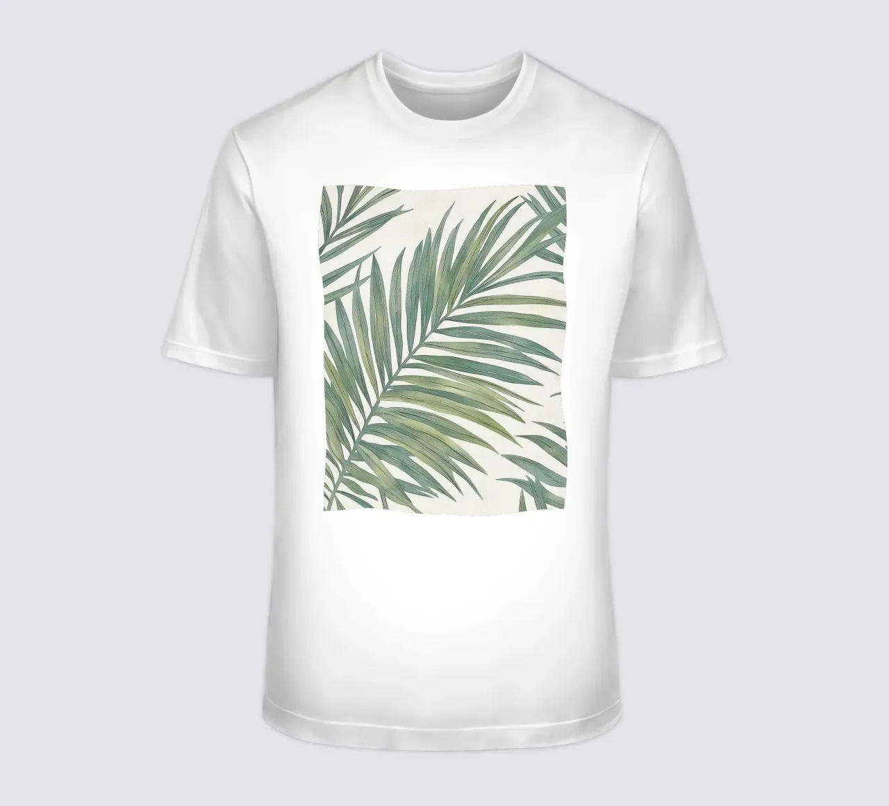 Foglie di palma tropicale Boho Botanical Greenery Botanica t-shirt da Gentle Echoes Art