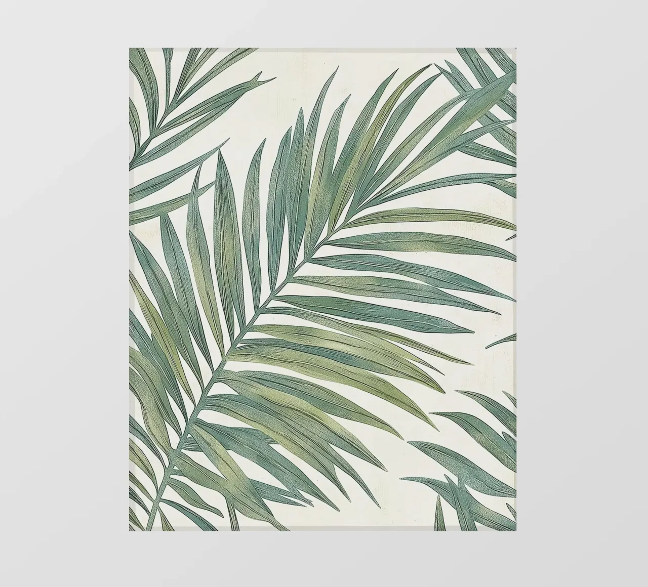 Foglie di palma tropicale Boho Botanical Greenery Botanica pellicola backlit da Gentle Echoes Art