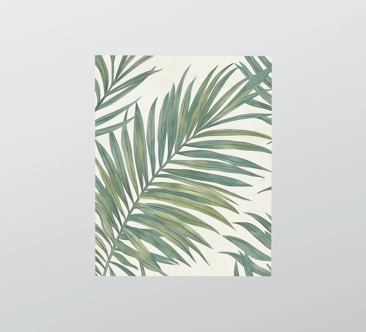 Foglie di palma tropicale Boho Botanical Greenery Botanica adesivo da Gentle Echoes Art