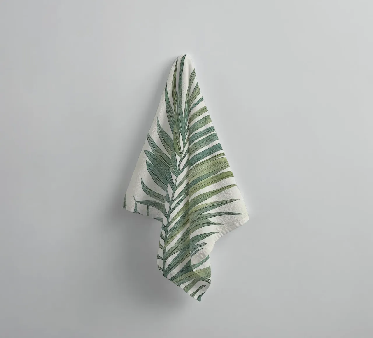 Foglie di palma tropicale Boho Botanical Greenery Botanica asciugamano da bagno da Gentle Echoes Art