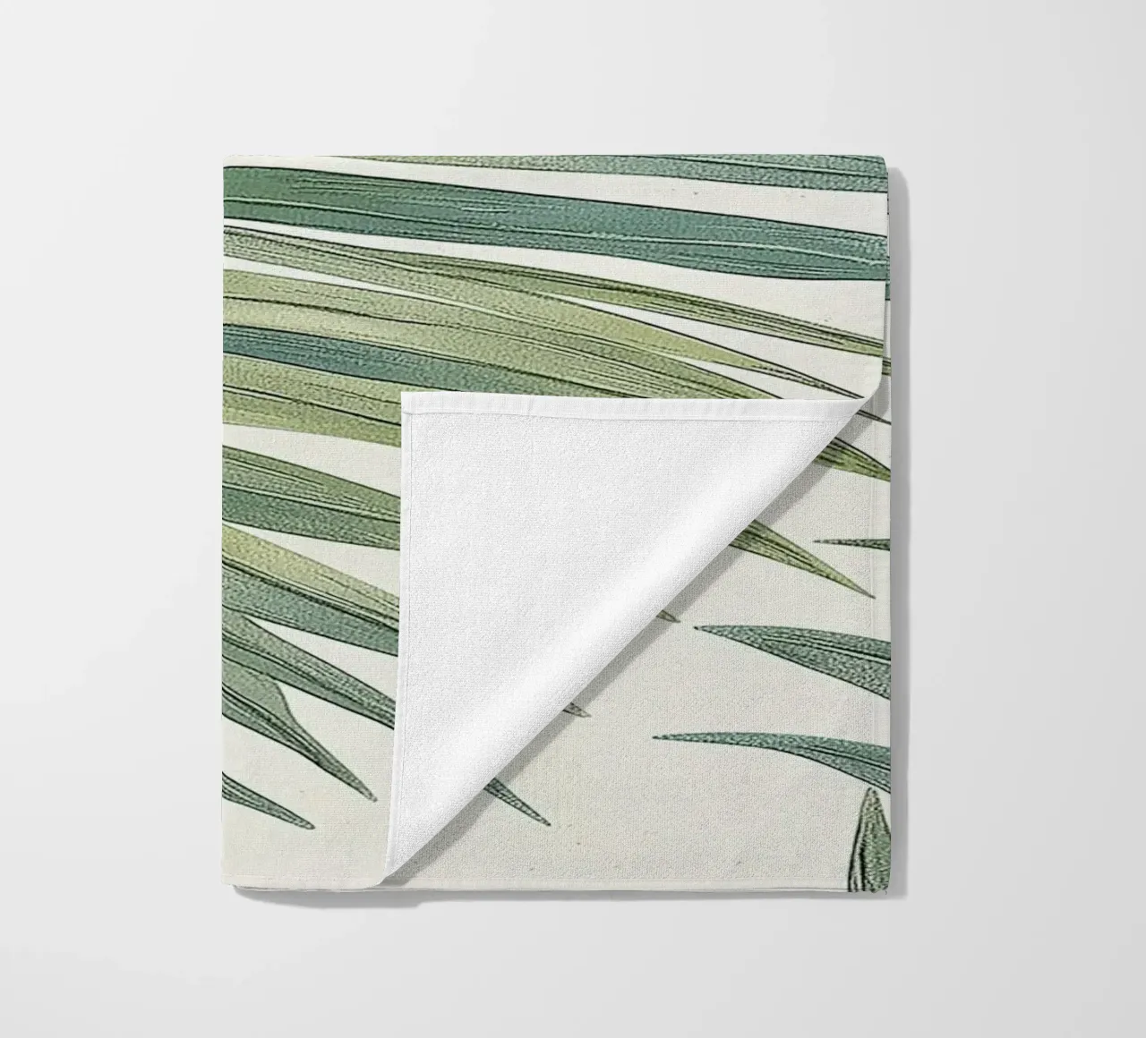 Foglie di palma tropicale Boho Botanical Greenery Botanica telo mare da Gentle Echoes Art