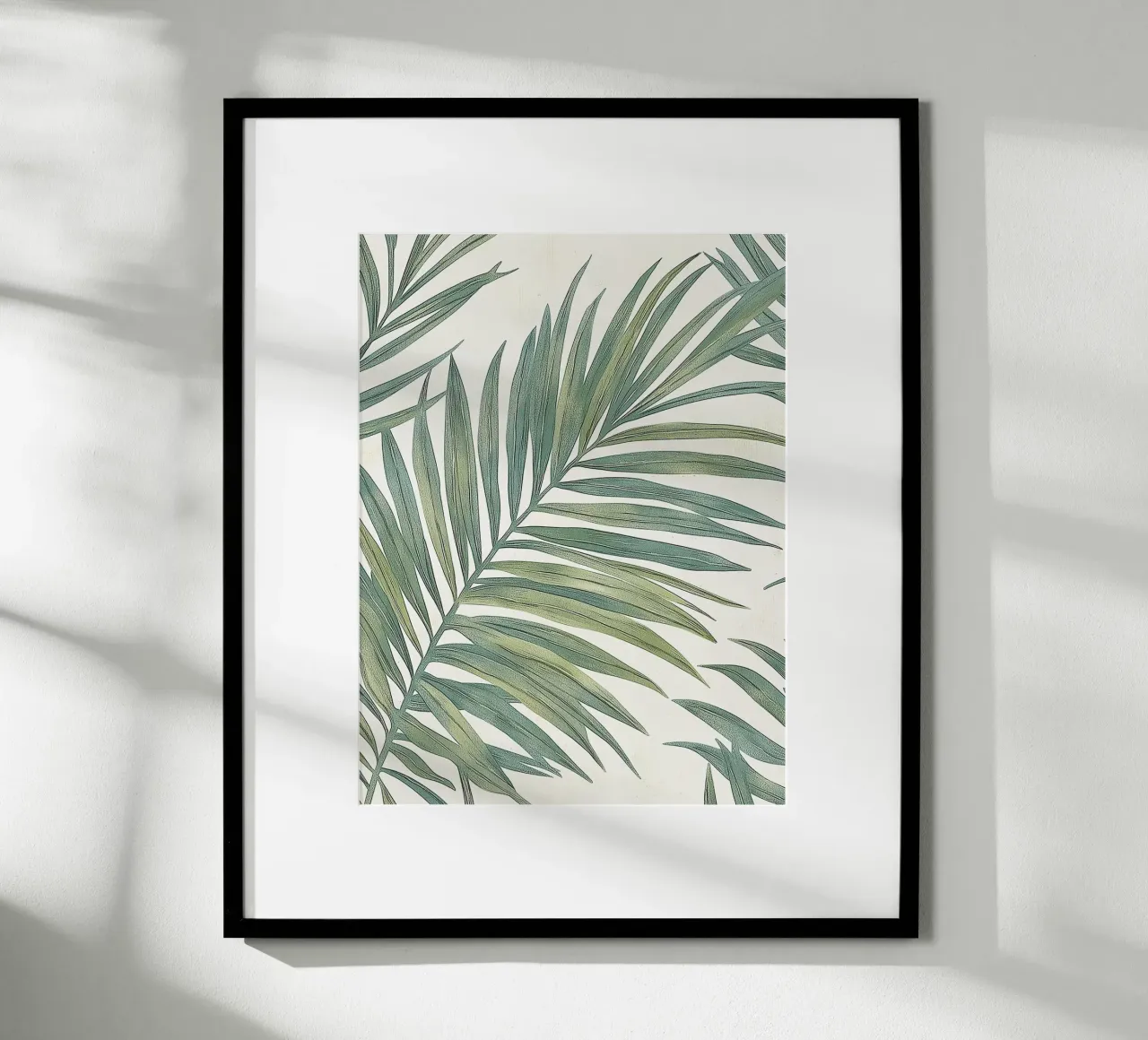Foglie di palma tropicale Boho Botanical Greenery Botanica carta hahnemühle da Gentle Echoes Art