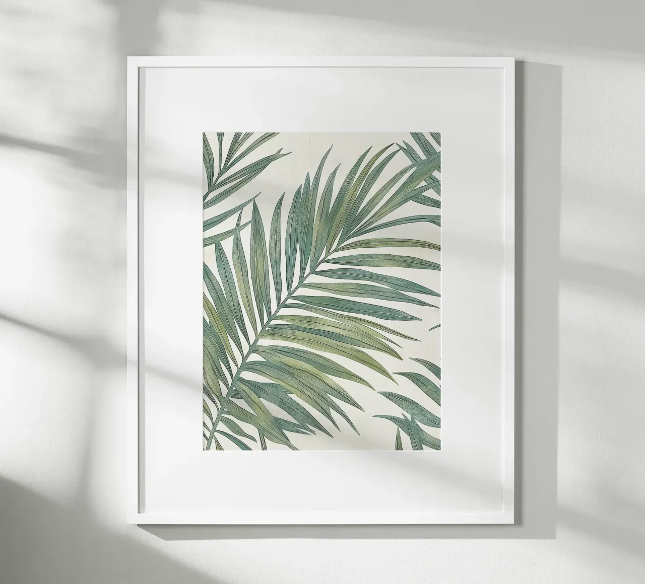 Foglie di palma tropicale Boho Botanical Greenery Botanica carta hahnemühle da Gentle Echoes Art