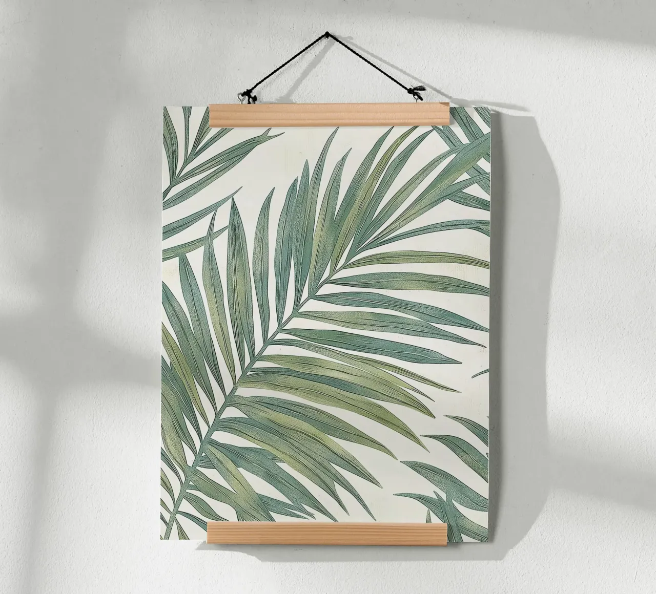 Foglie di palma tropicale Boho Botanical Greenery Botanica carta hahnemühle da Gentle Echoes Art