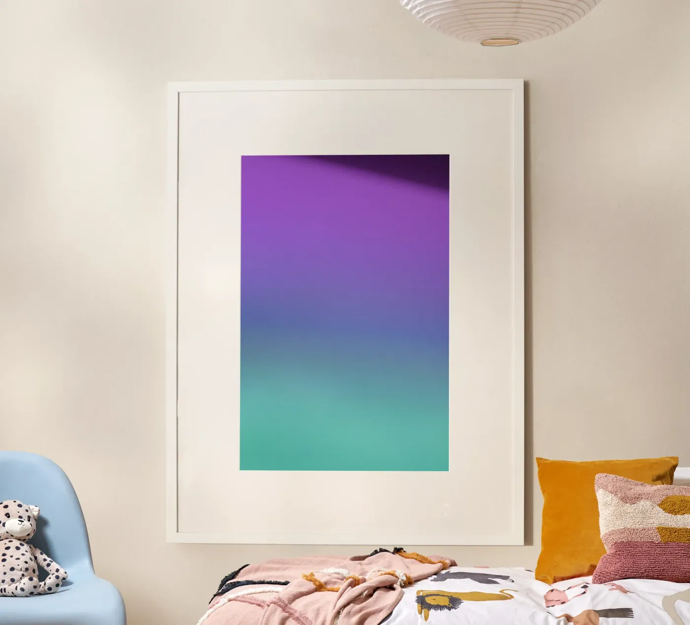 Prism Violet Turquoise poster da Klaus with K