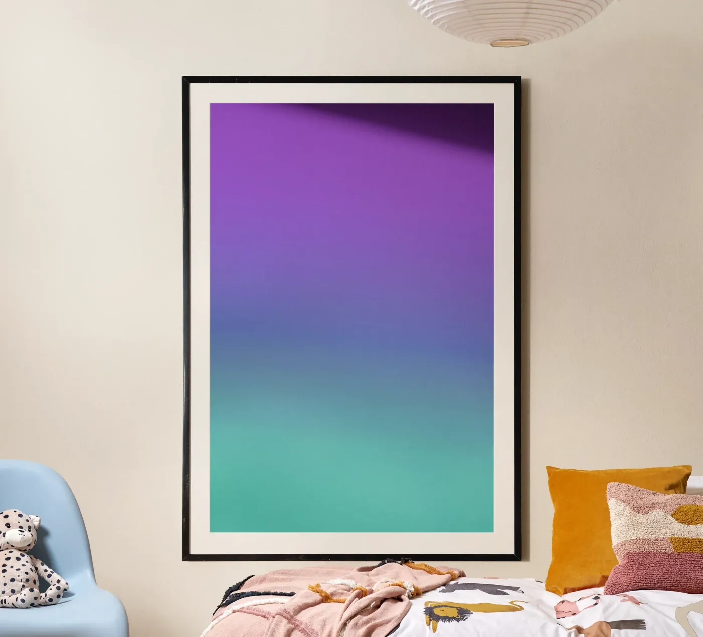 Prism Violet Turquoise poster da Klaus with K