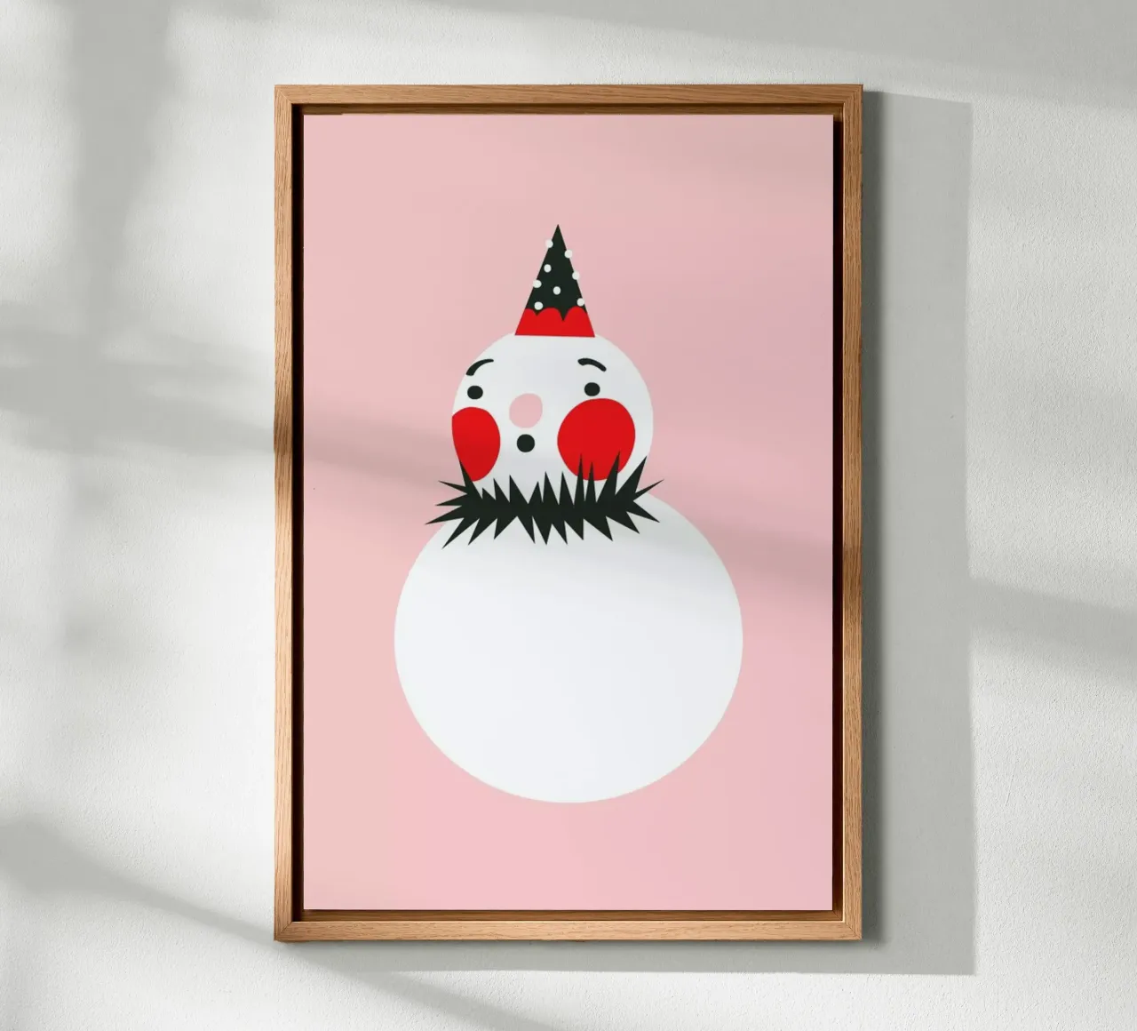 Frosty canvas met Baklijst van Mariery Young