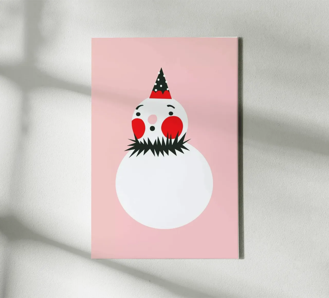 Frosty canvas met Baklijst van Mariery Young