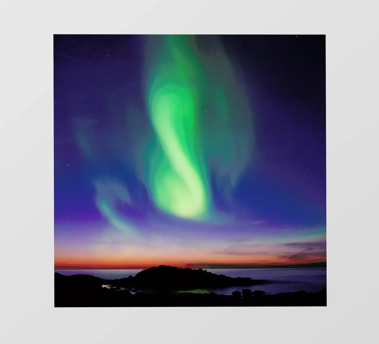 The Northern Lights 01 telo in pvc da Nur Mut