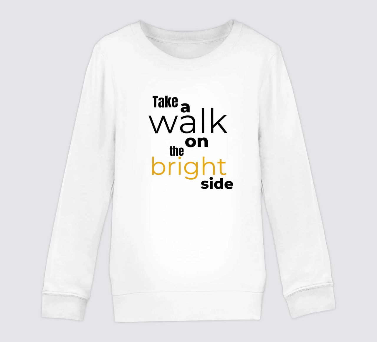 take a walk on the bright side felpa bambino da Happy 😃 Art 🎨 by Christine Schnoell
