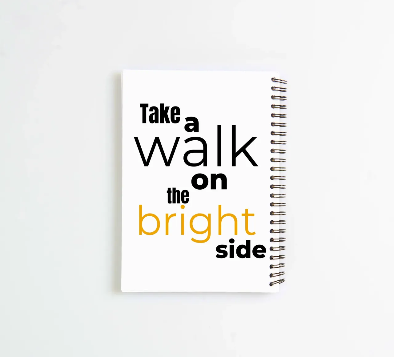 take a walk on the bright side Ringbuch von Happy 😃 Art 🎨 by Christine Schnoell