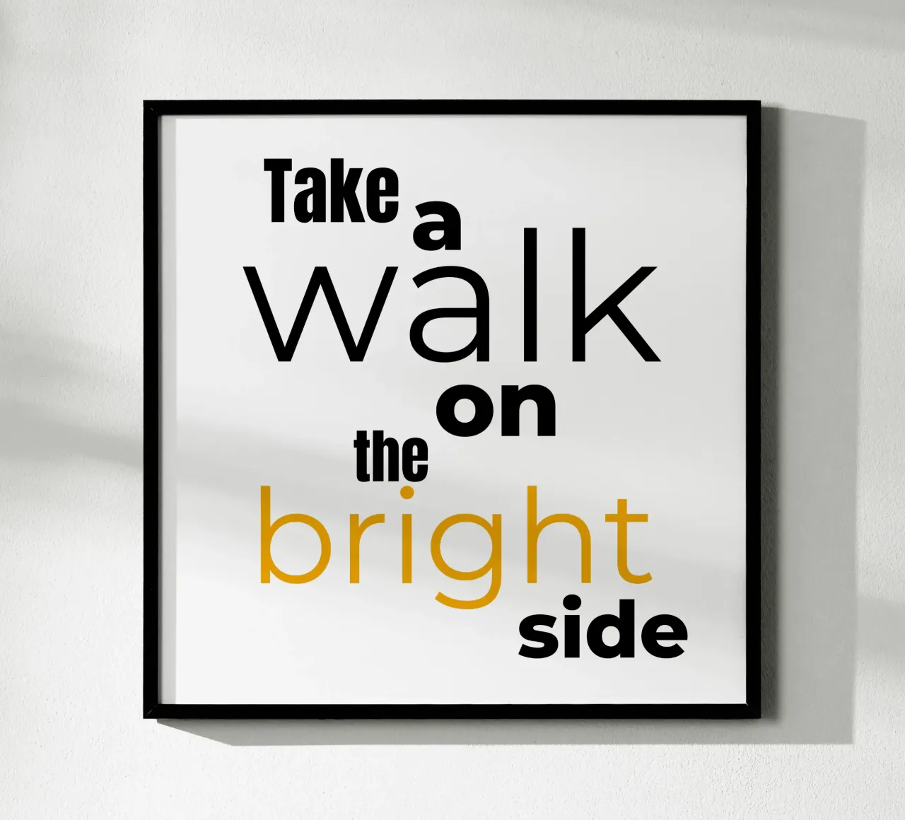 take a walk on the bright side hahnemühle de Happy 😃 Art 🎨 by Christine Schnoell