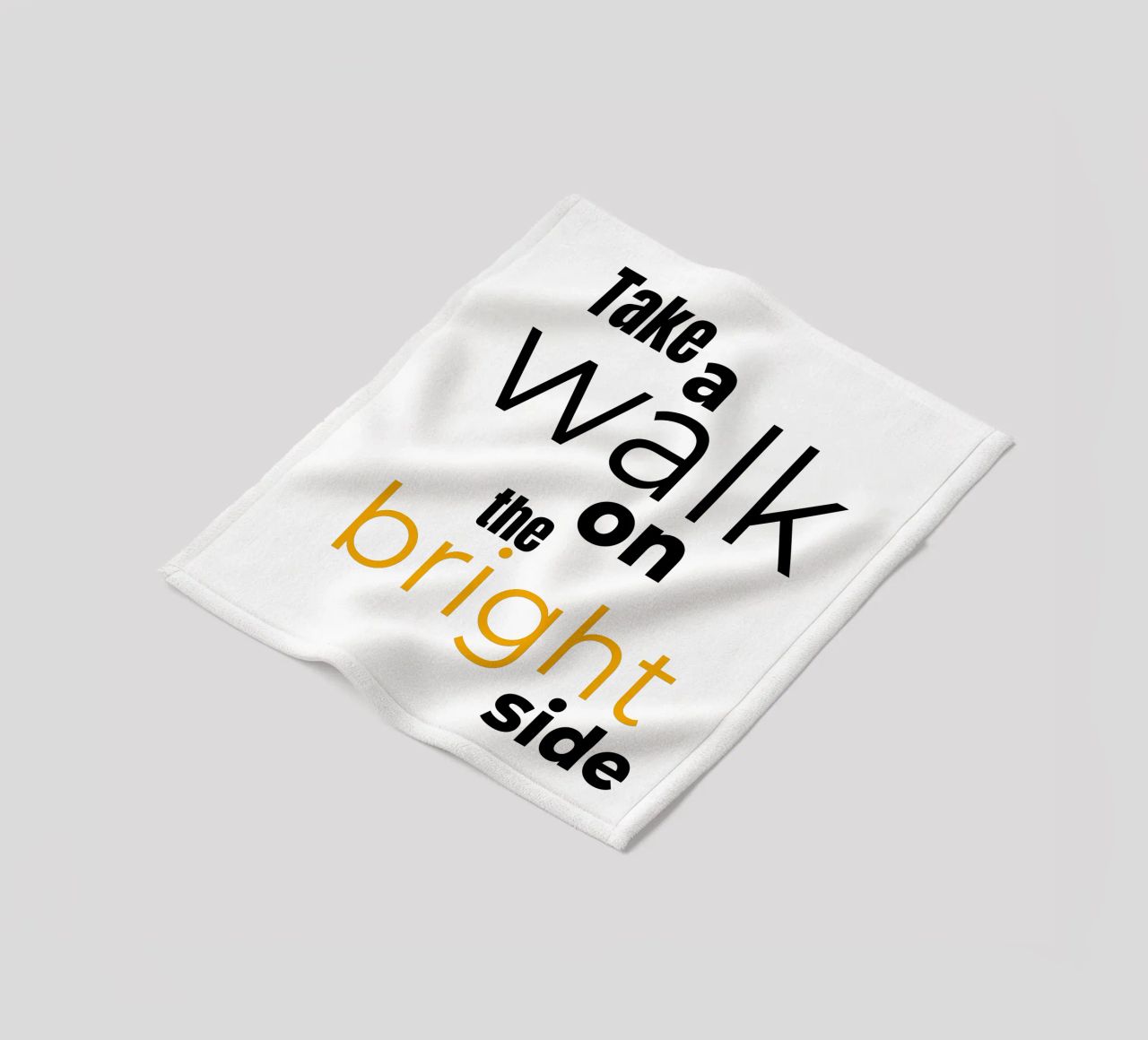 take a walk on the bright side fleece blanket by Happy 😃 Art 🎨 by Christine Schnoell