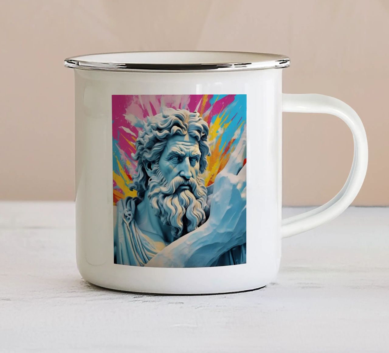 Zeus tazza in smalto da CASTILO