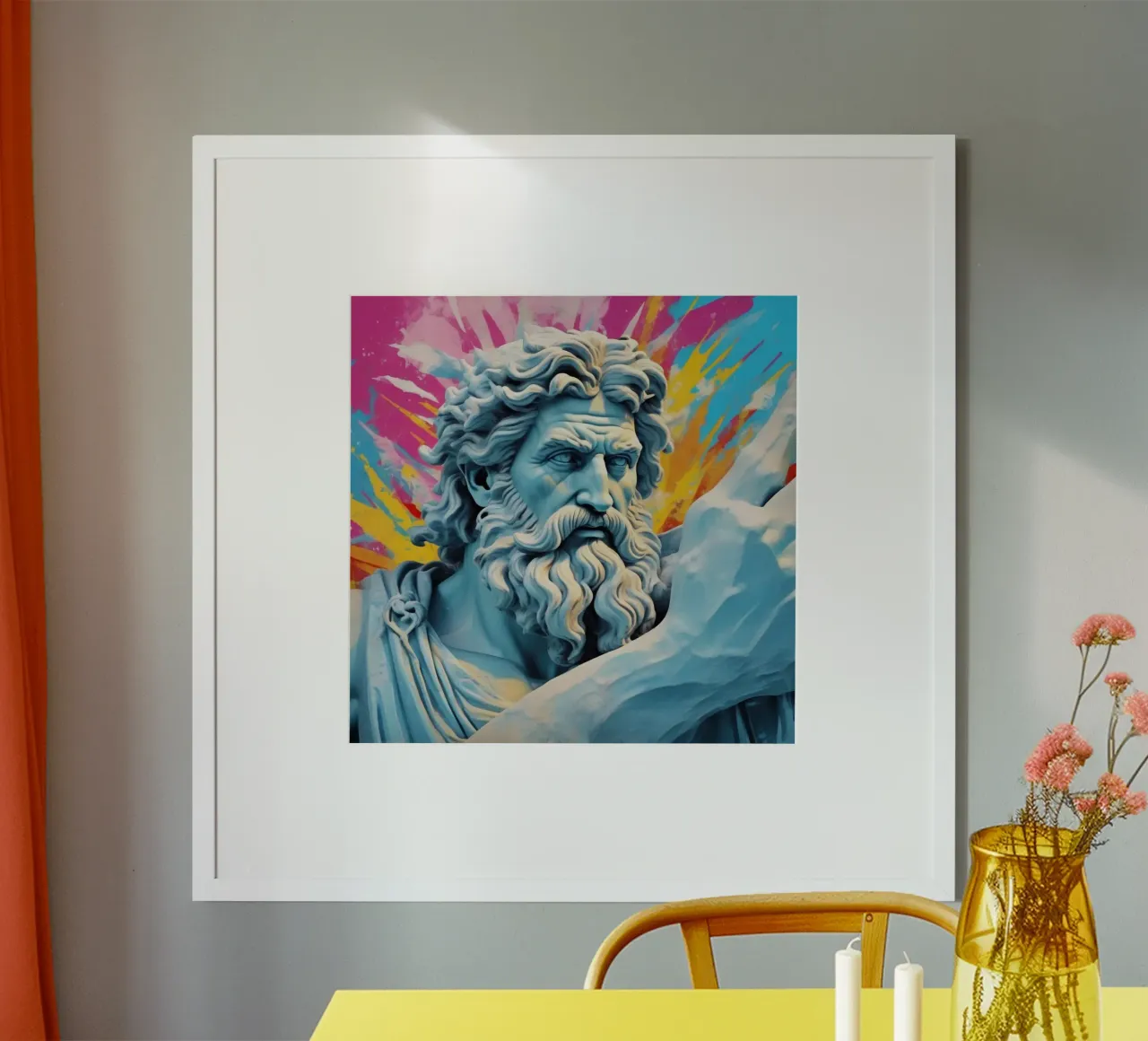 Zeus poster con telaio in legno da CASTILO