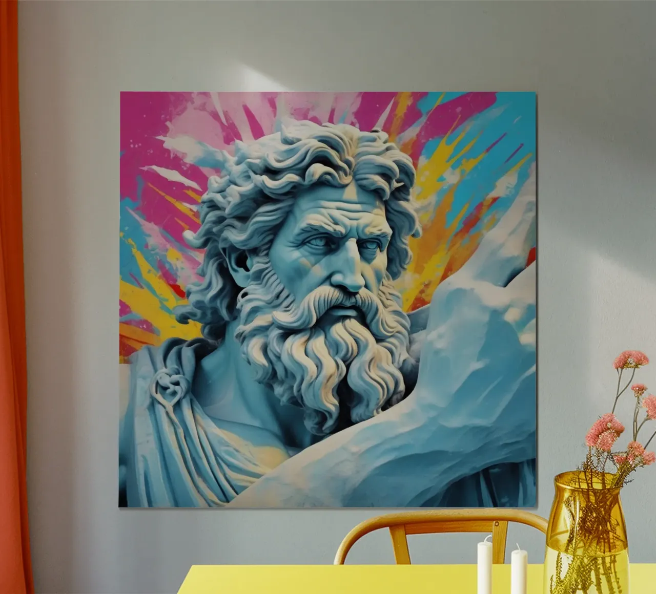 Zeus poster con telaio in legno da CASTILO