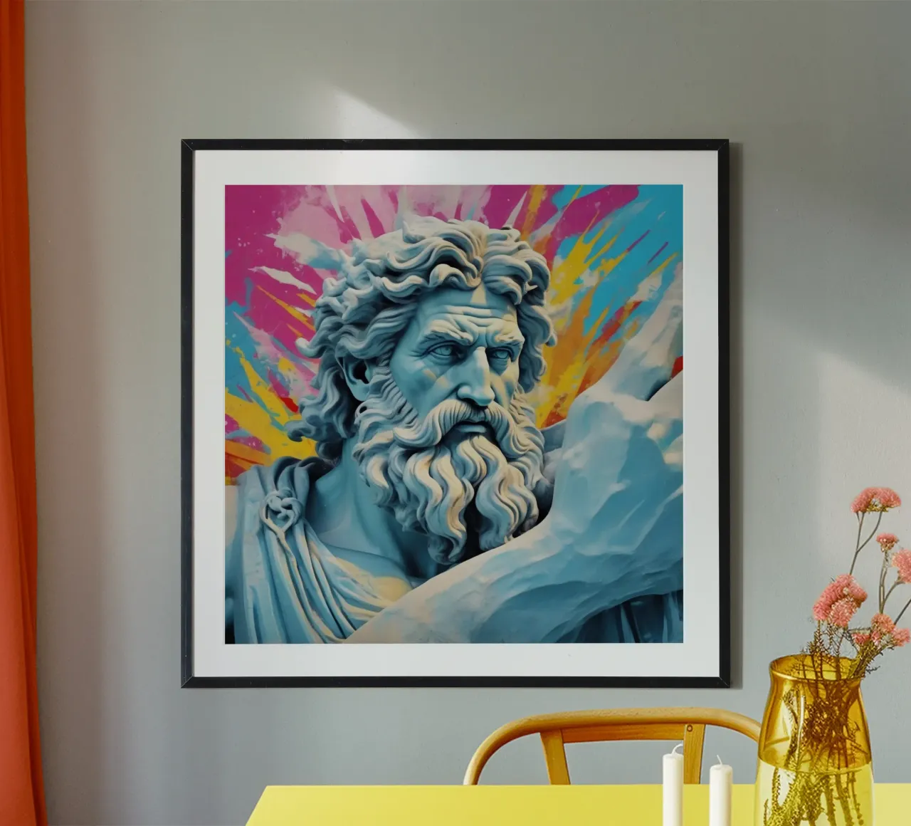 Zeus poster con telaio in legno da CASTILO