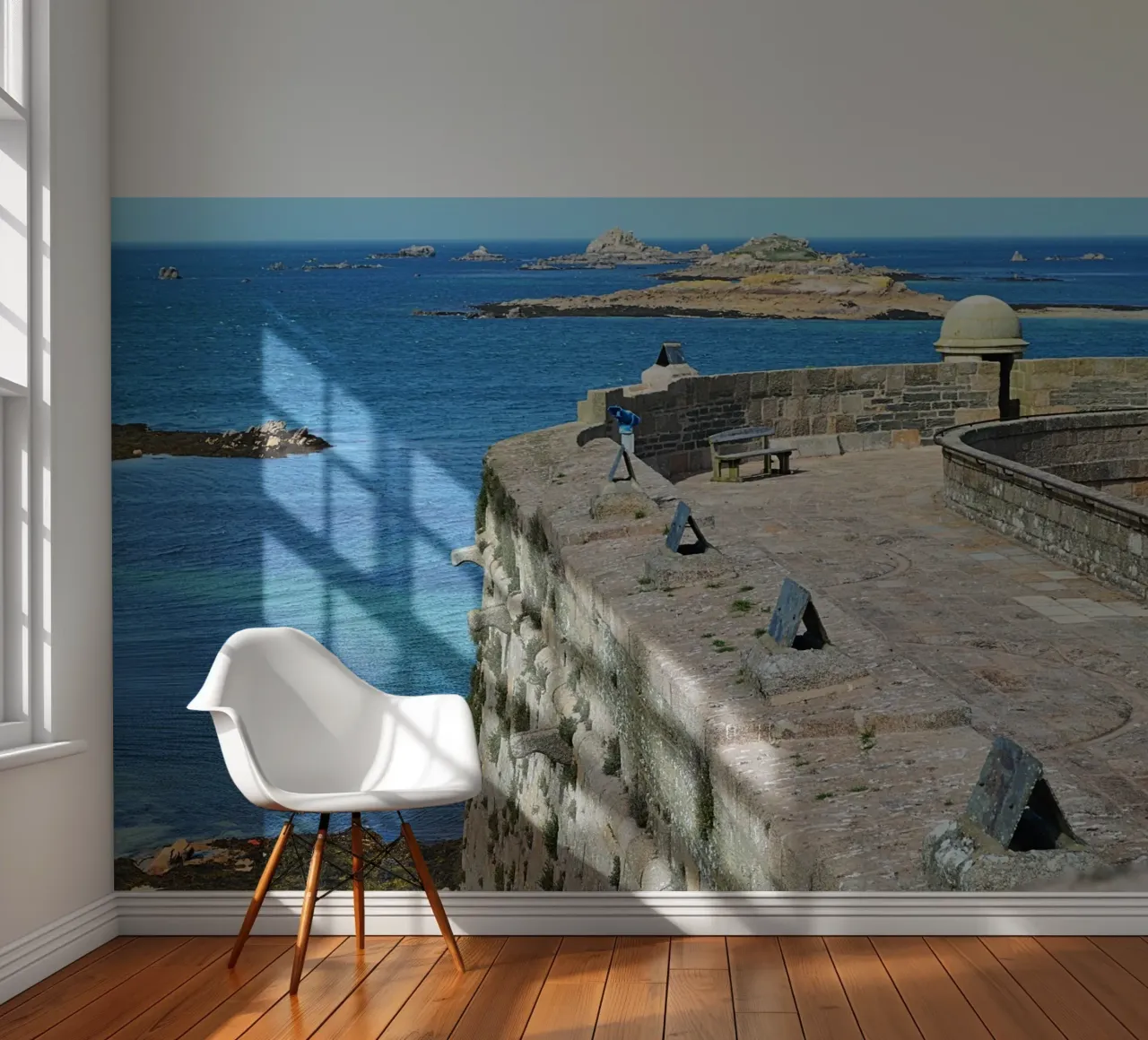 FAA237 CHATEAU DU TAUREAU MORLAIX Fototapete von Thierry vobmann photography