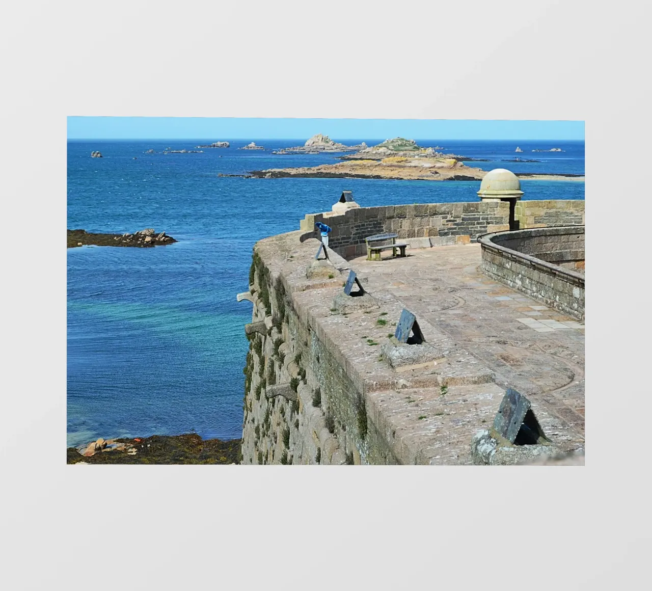 FAA237 CHATEAU DU TAUREAU MORLAIX Fototapete von Thierry vobmann photography
