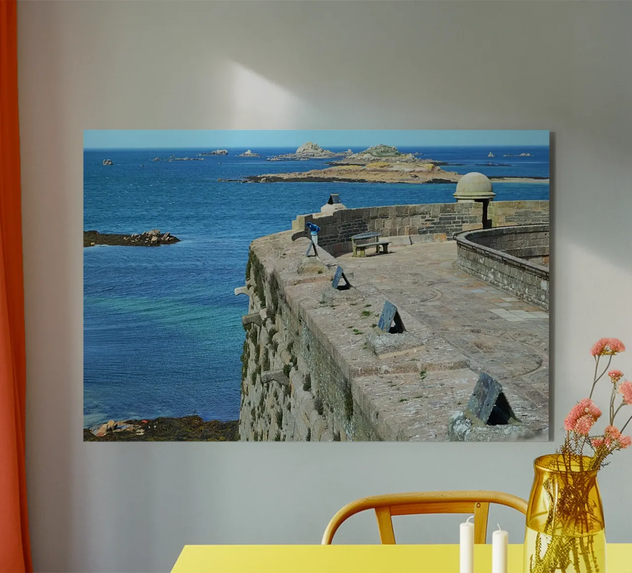 FAA237 CHATEAU DU TAUREAU MORLAIX alluminio dibond da Thierry vobmann photography
