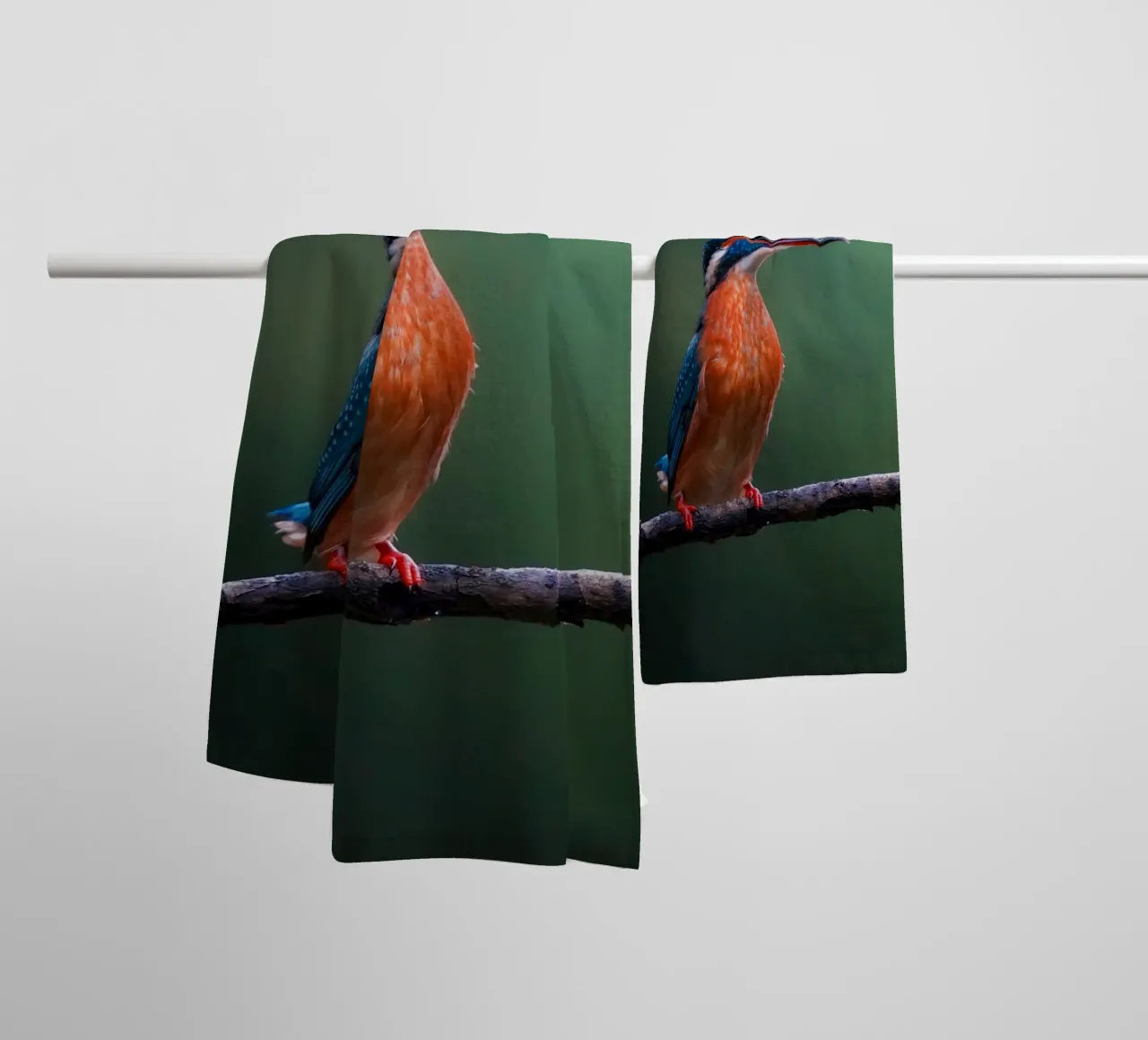Martin pescatore asciugamano da bagno da Tom's Wildlife