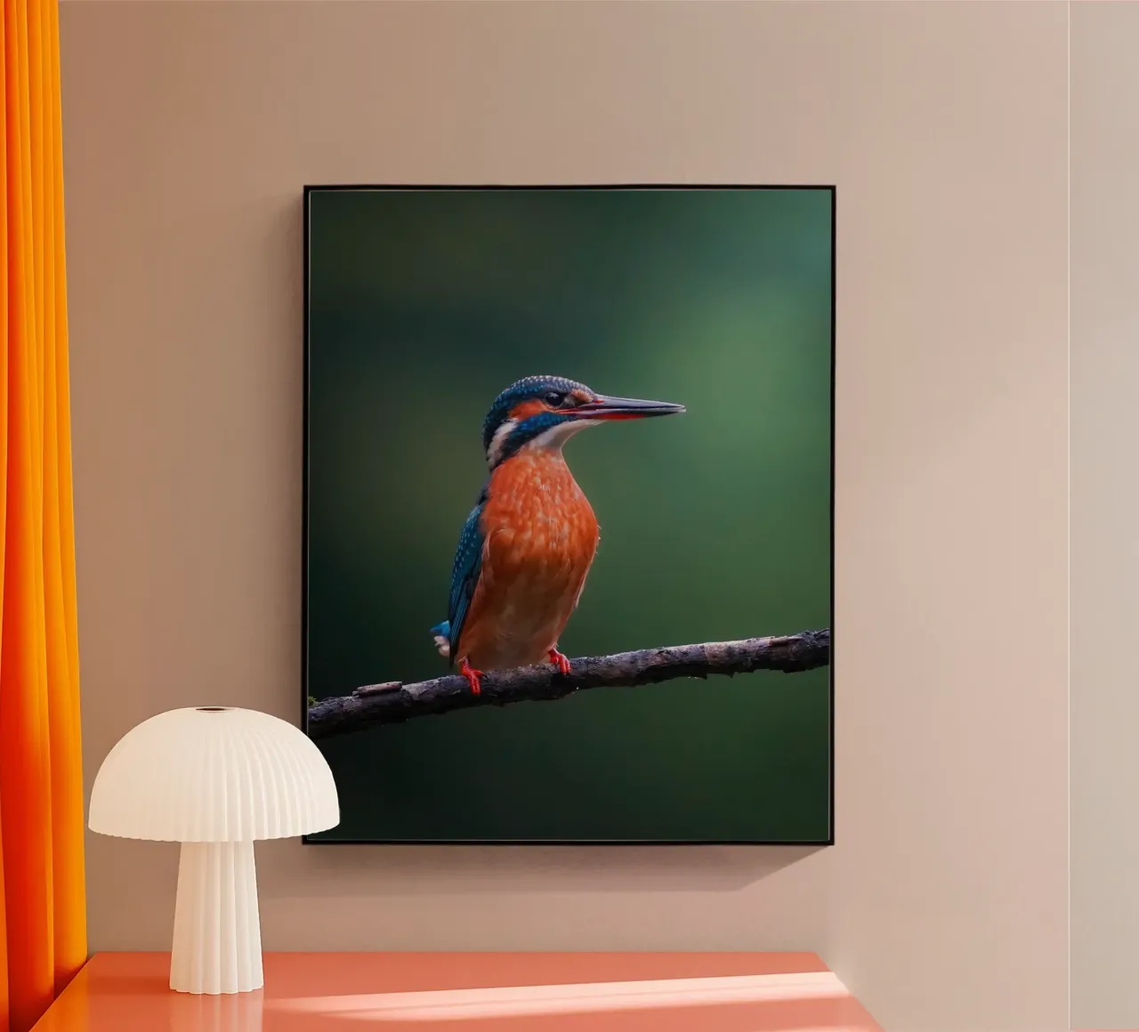 Martin pescatore plexiglass da Tom's Wildlife