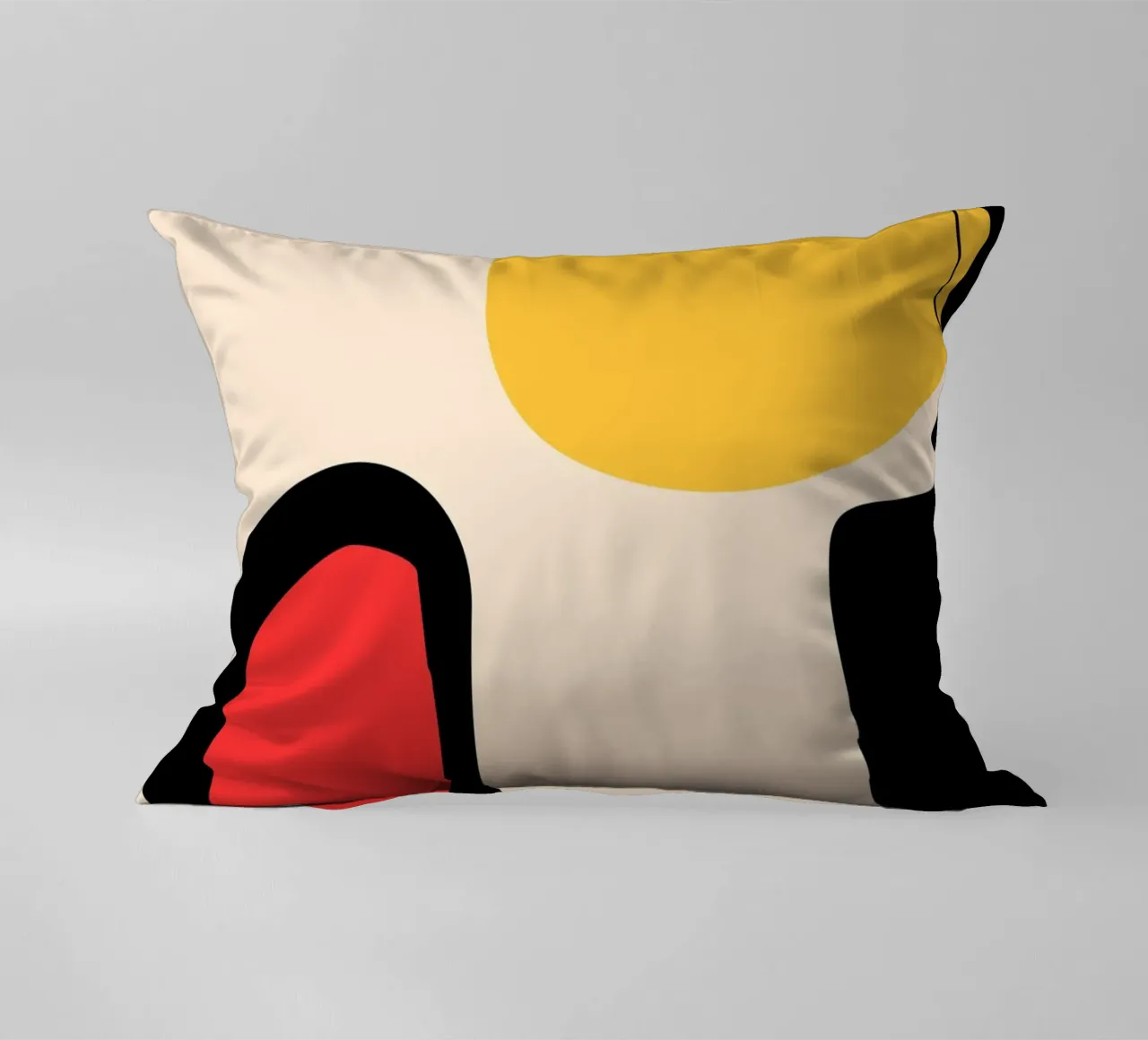 Minimalistisch abstract 77 kussen van LeaDArt