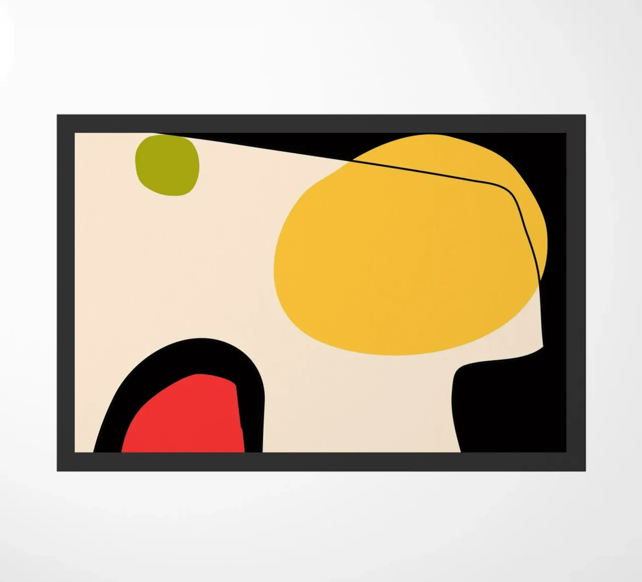 Astratto minimalista 77 zerbino da LeaDArt