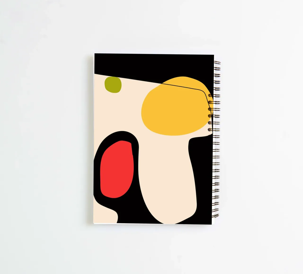 Minimalist Abstract 77 spiral notebook by LeaDArt