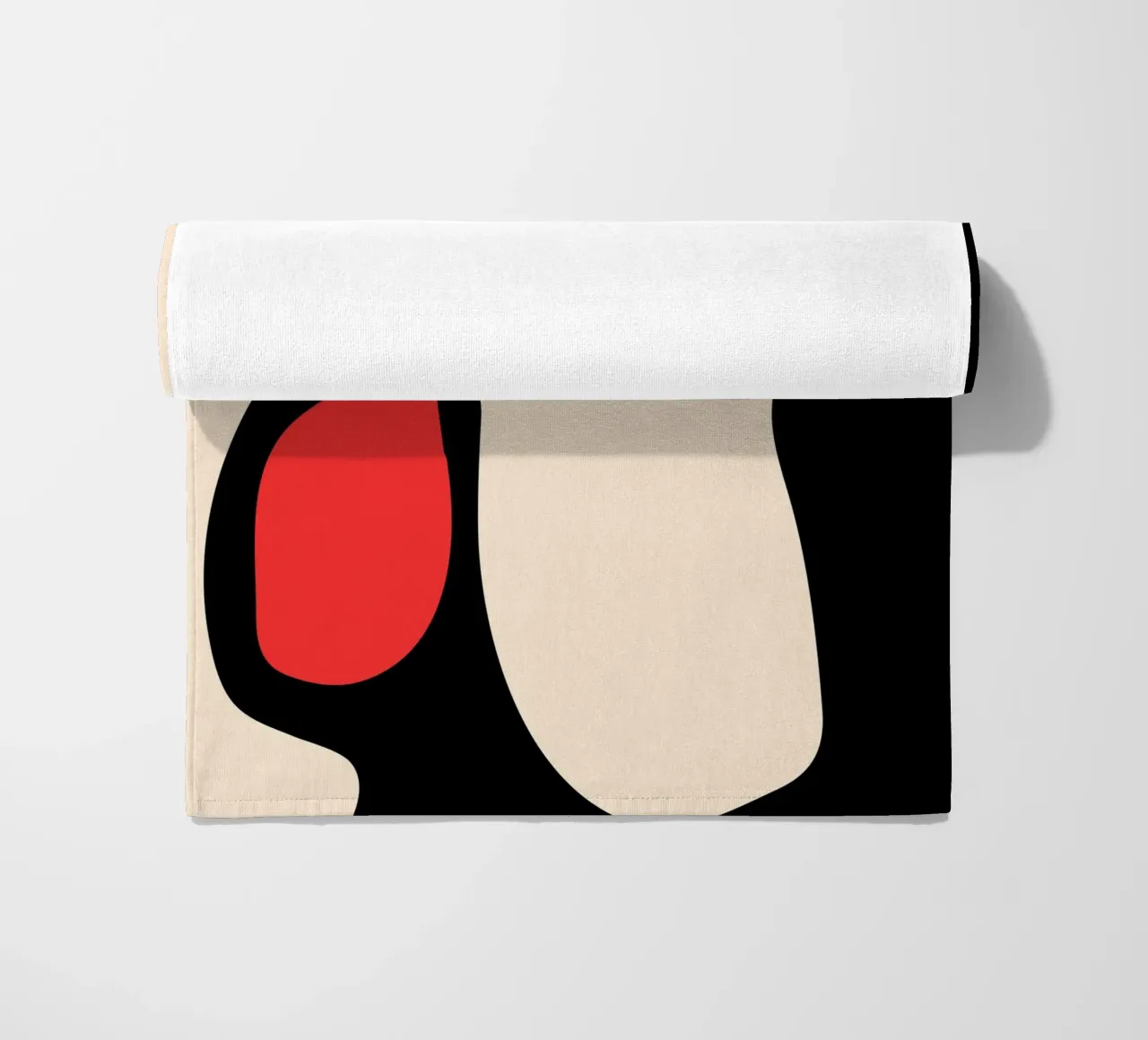 Minimalist Abstract 77 beach towel by LeaDArt