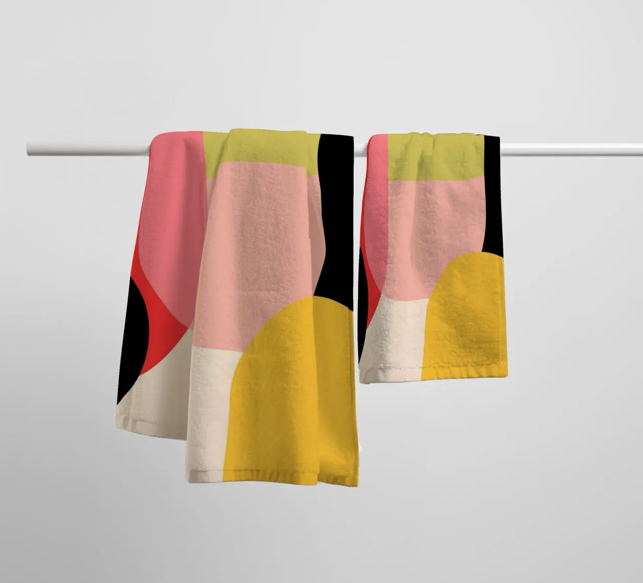 Minimalist Abstract 78 towel by LeaDArt