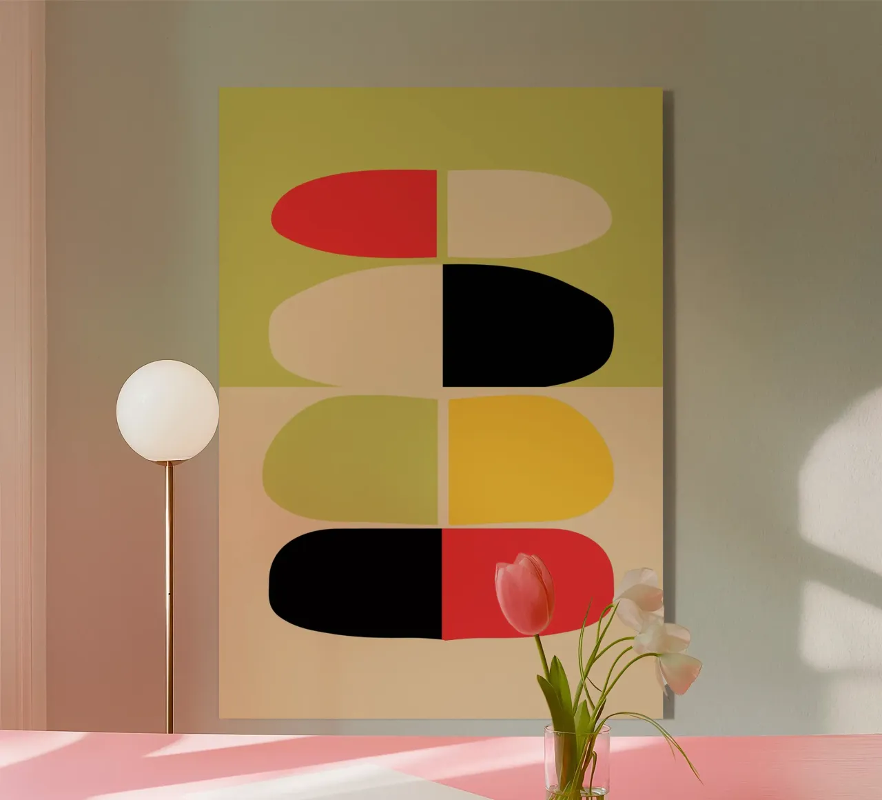 Minimalist Abstract 75 acrylic glass by LeaDArt