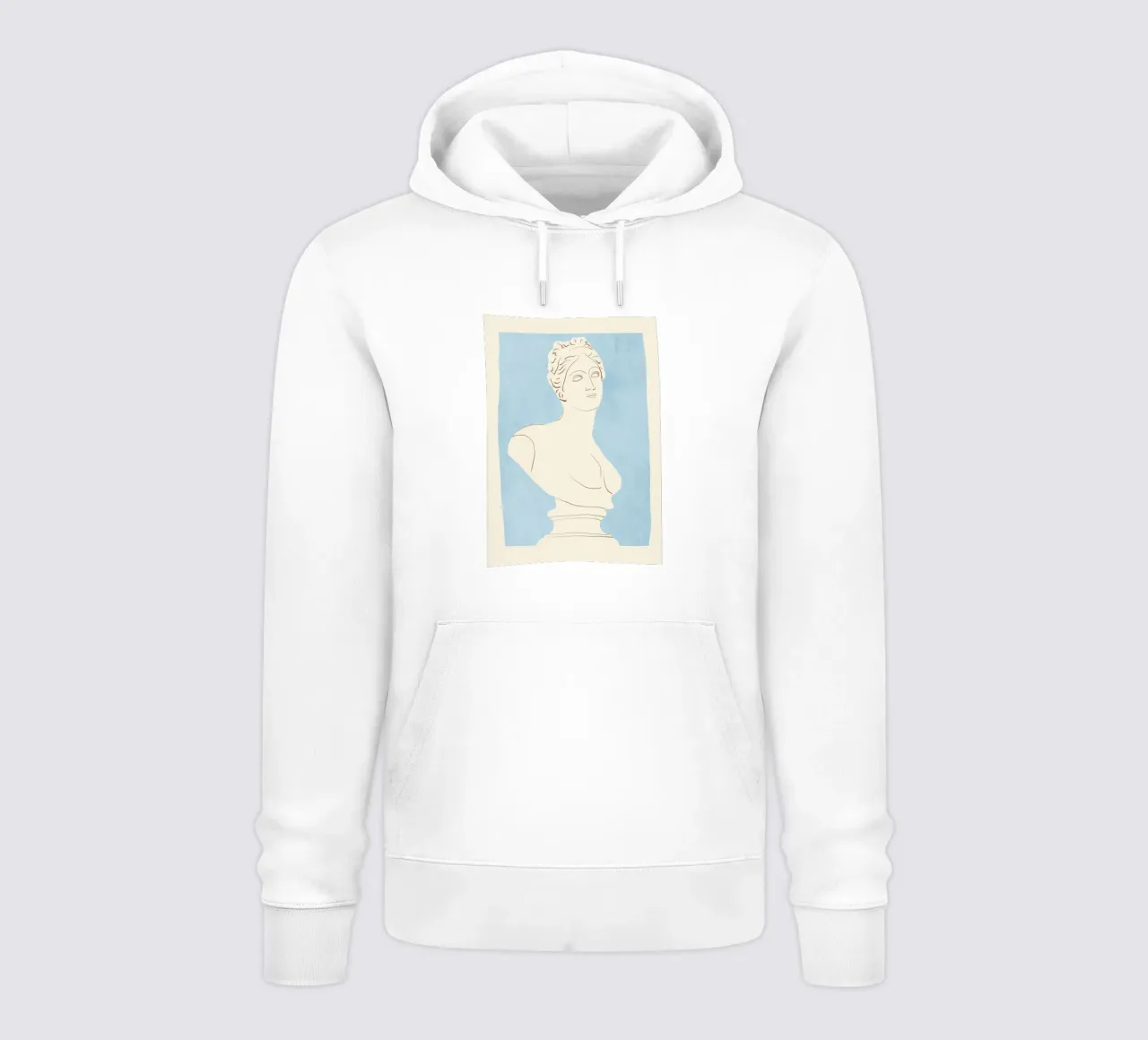 Busto minimalista 3 felpa con cappuccio da LeaDArt