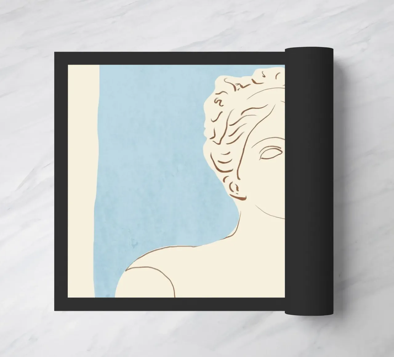Busto minimalista 3 zerbino da LeaDArt