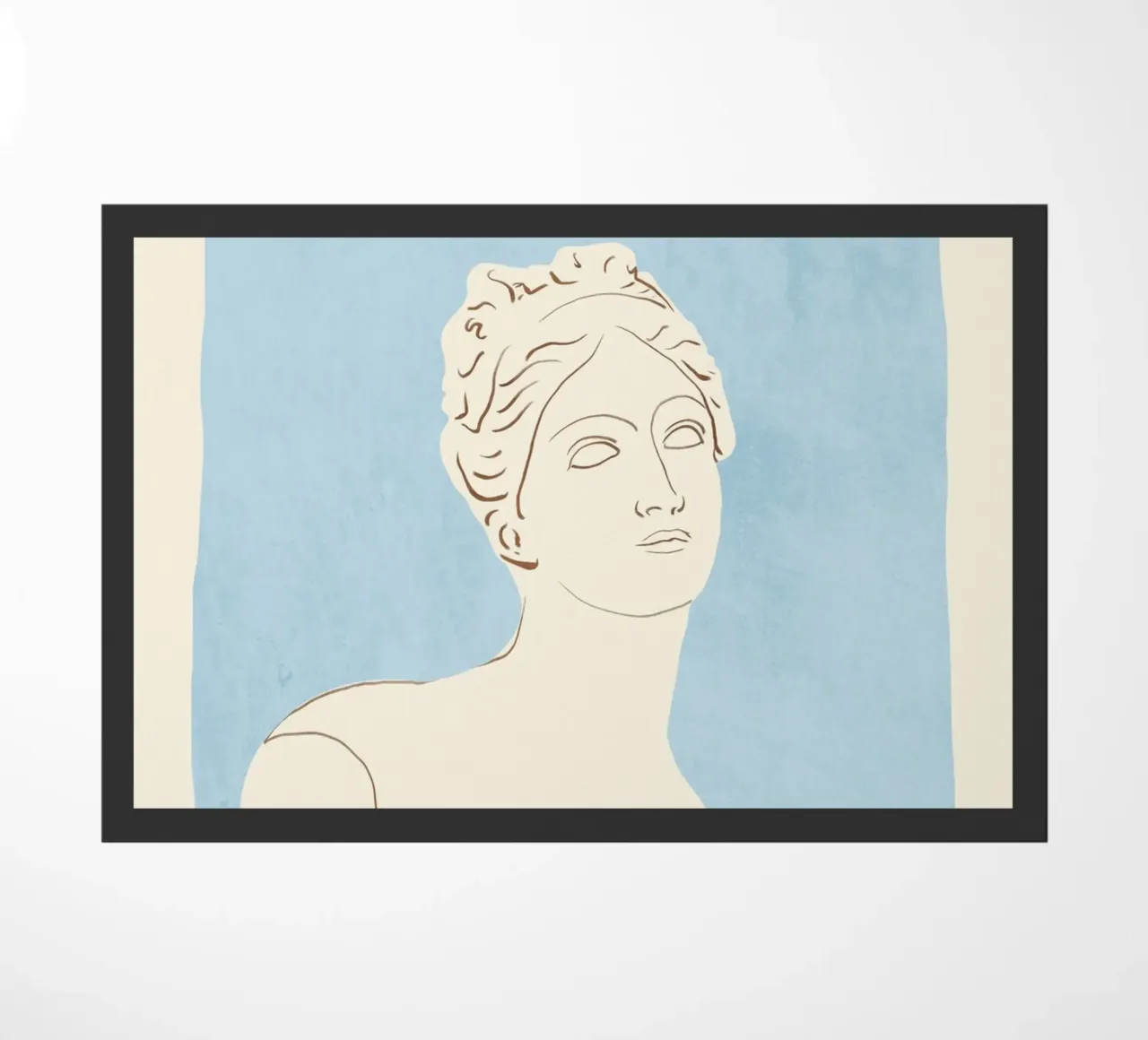 Busto minimalista 3 zerbino da LeaDArt