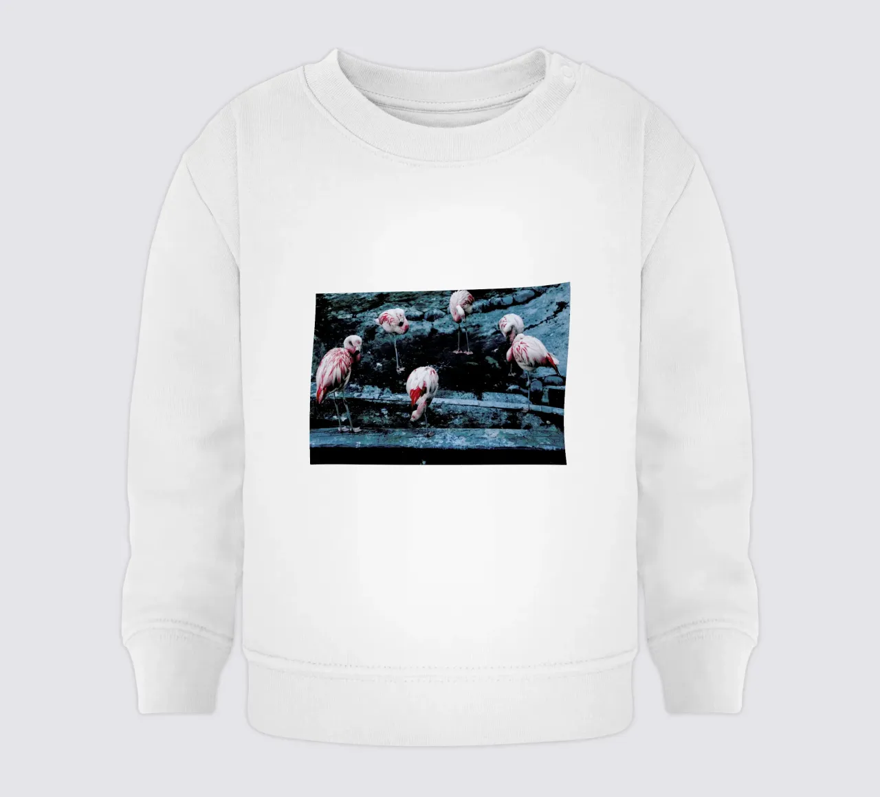 Flamingos by @esspeshal felpa neonato da EyeEm Mobile GmbH