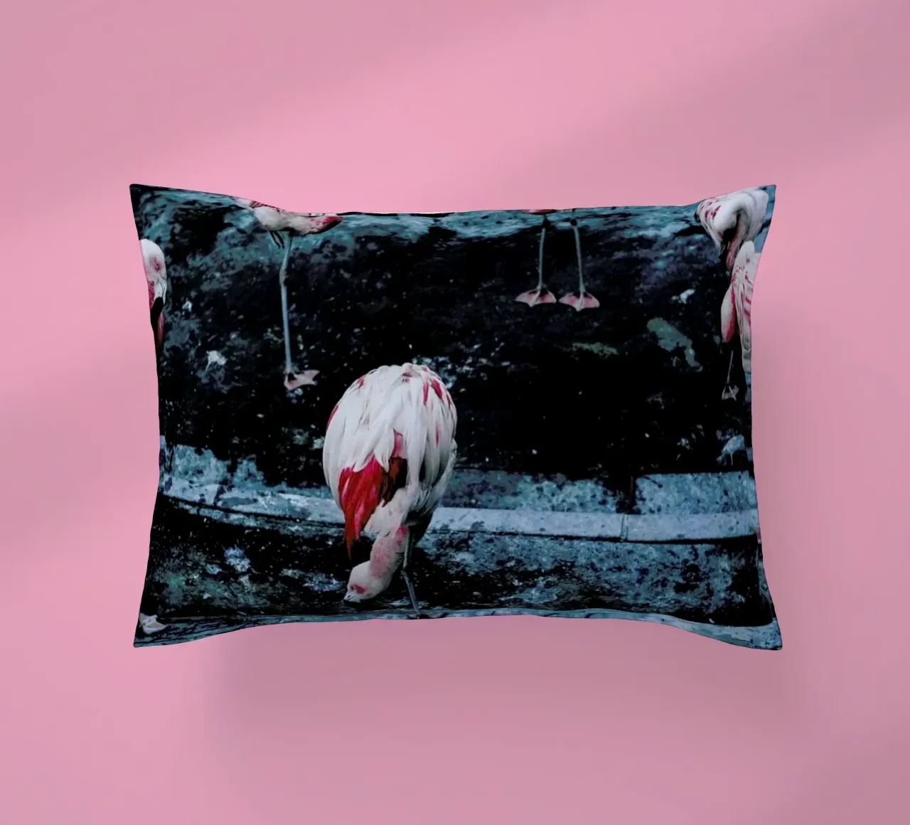 Flamingos by @esspeshal cuscino da EyeEm Mobile GmbH