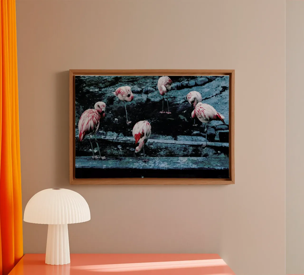 Flamingos by @esspeshal canvas by EyeEm Mobile GmbH