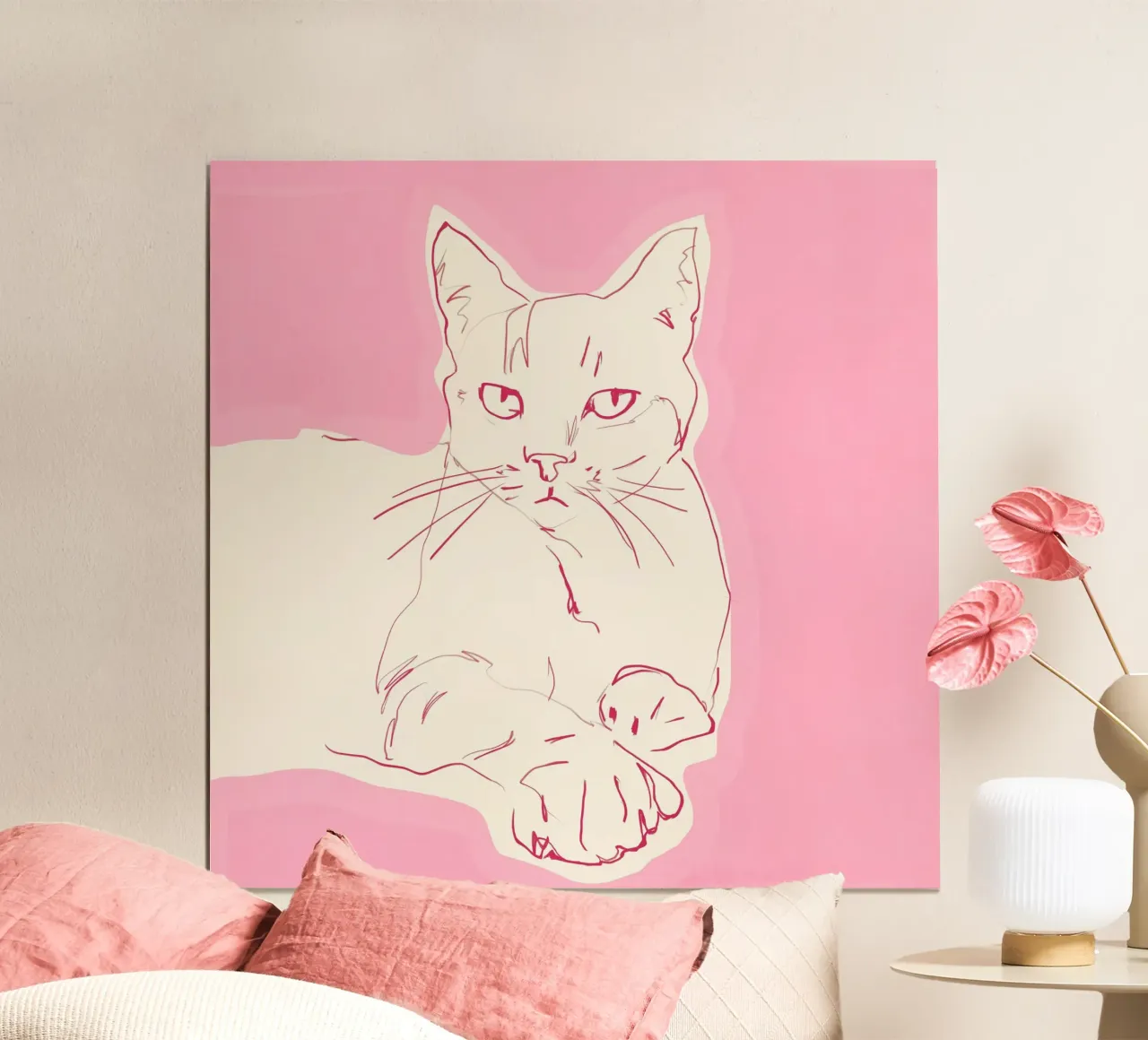 Cat sketch art 2 hahnemühle by LeaDArt