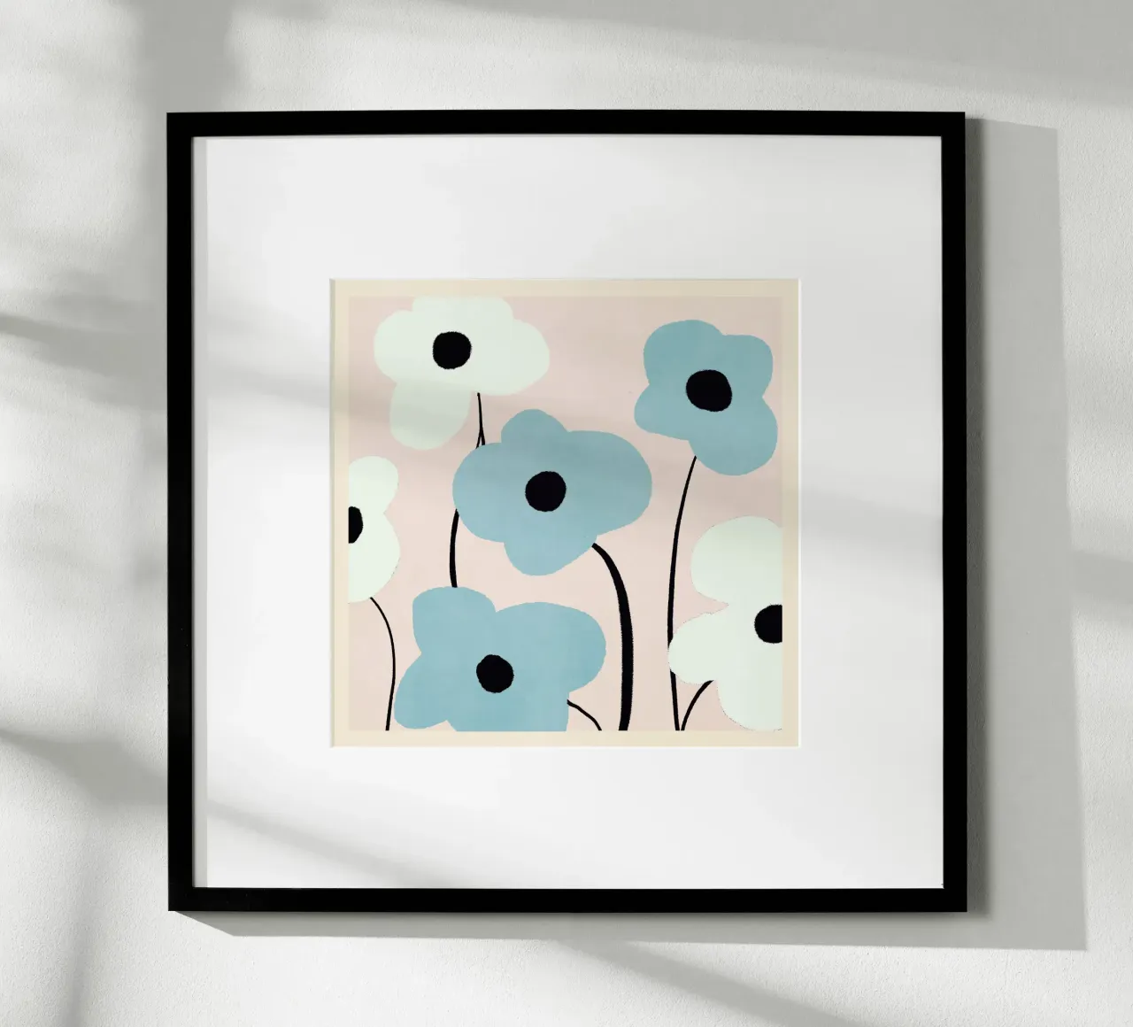 Fiori astratti minimali 32 poster da LeaDArt