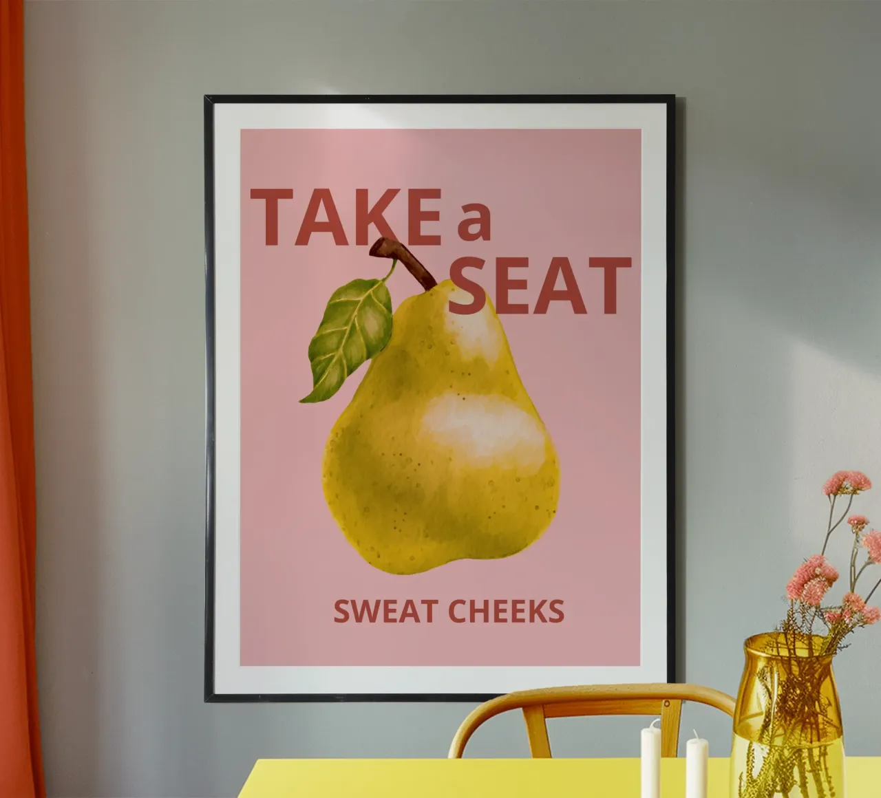 TAKE a SEAT poster da edsonramosart