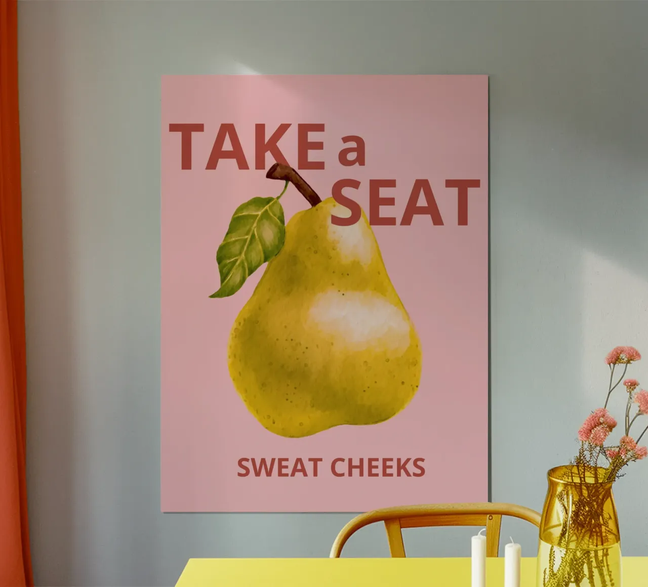 TAKE a SEAT poster da edsonramosart