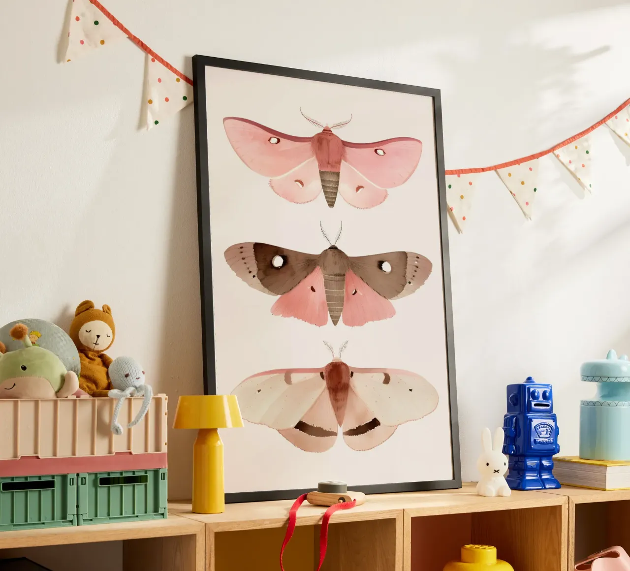 Zart. Selvaggio. Elegante. poster con telaio in alluminio da KidzStudio