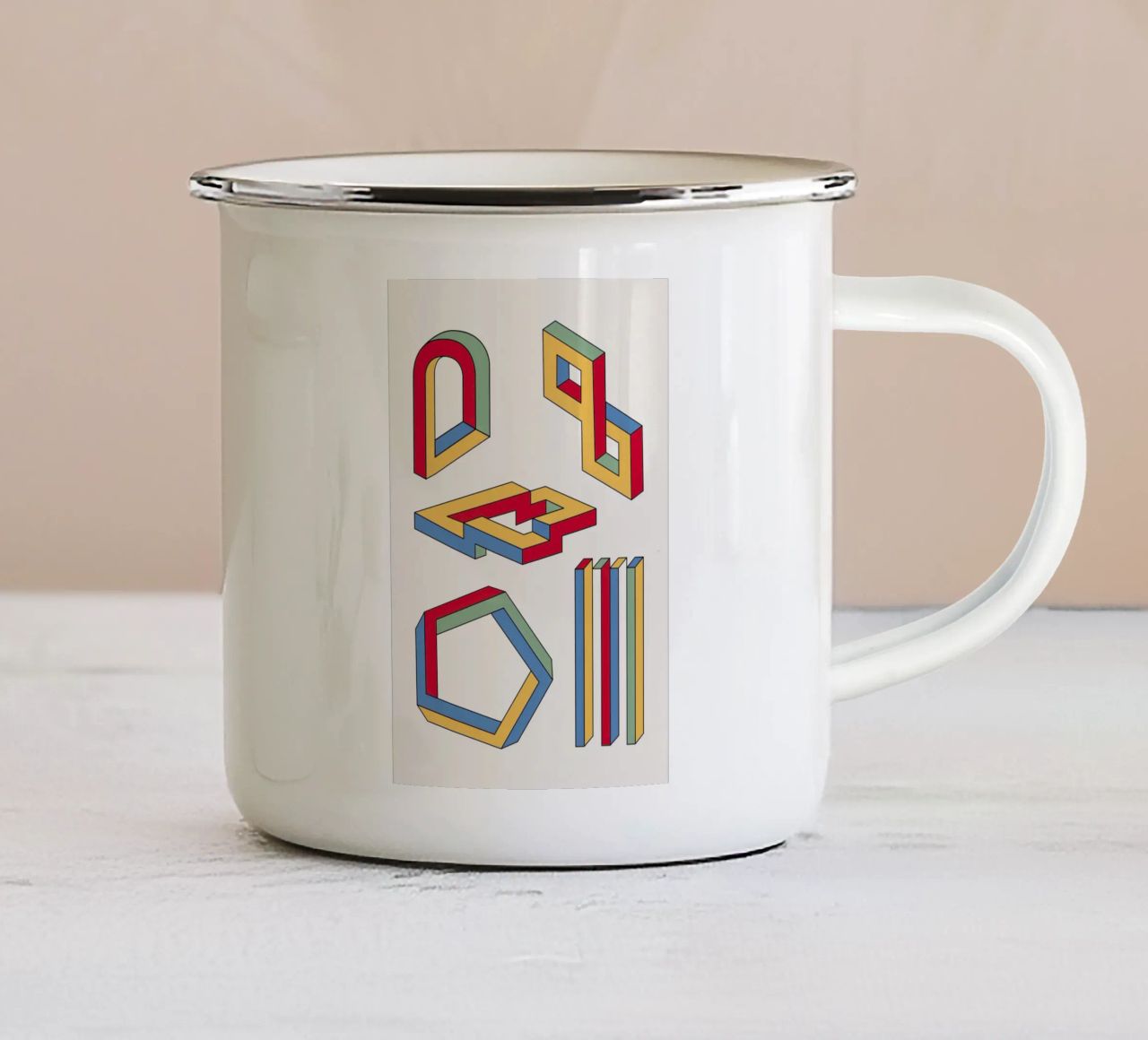 Volumes 2 tazza in smalto da The Poster Kid